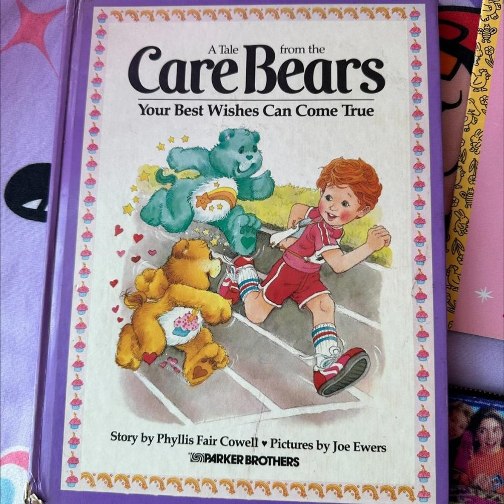VINTAGE 1980'S CARE BEARS "YOUR BEST WISHES CAN COME TRUE" BOOK